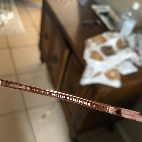 Kate Spade Hello Sunshine round heart sunglasses - Picture 3 of 3